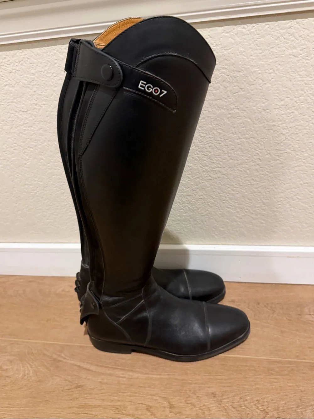 Black Ego7 Orion equestrian riding boots